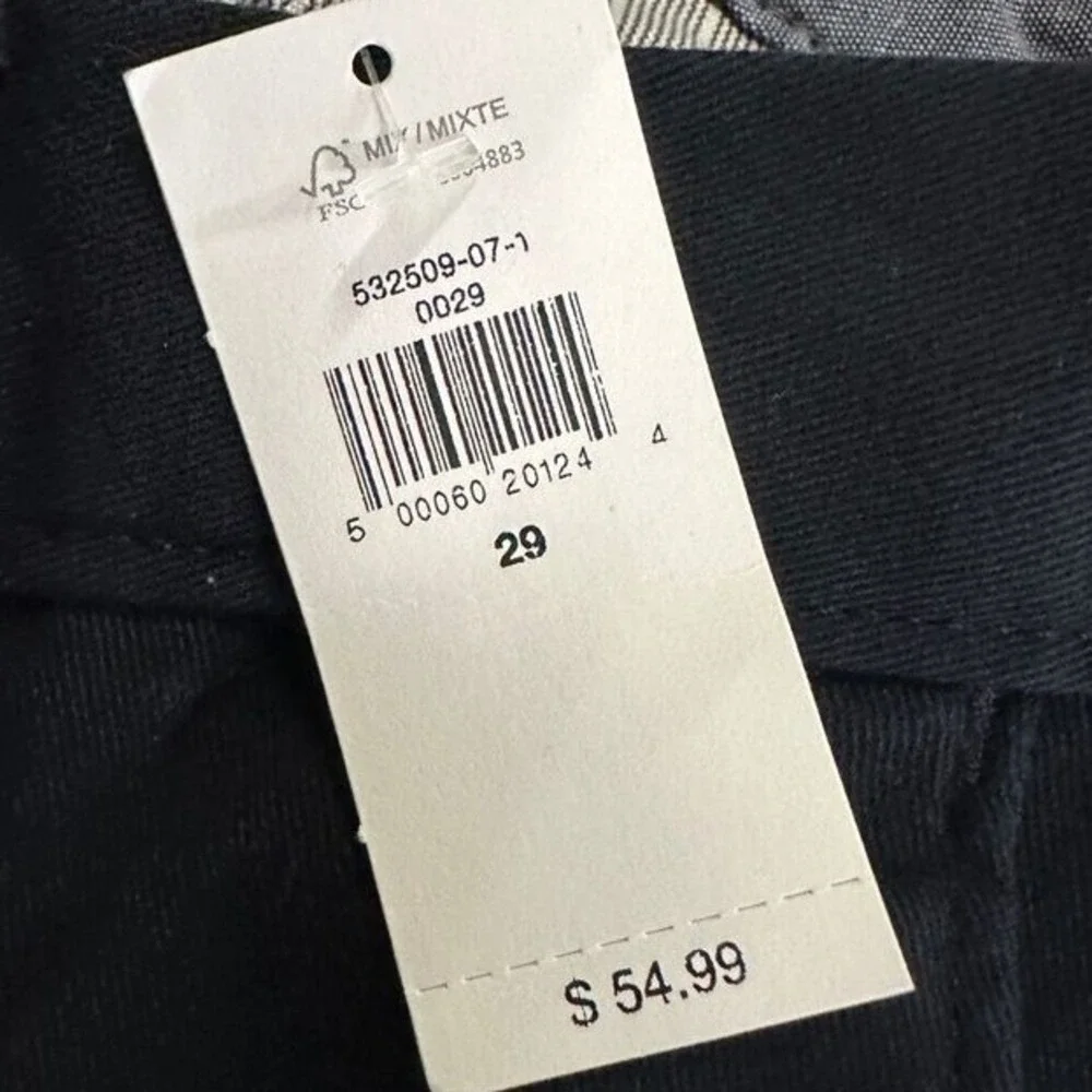 Banana Republic Shorts Mens 29X10 Aiden Chino Navy Blue Khaki Stretch Casual NEW